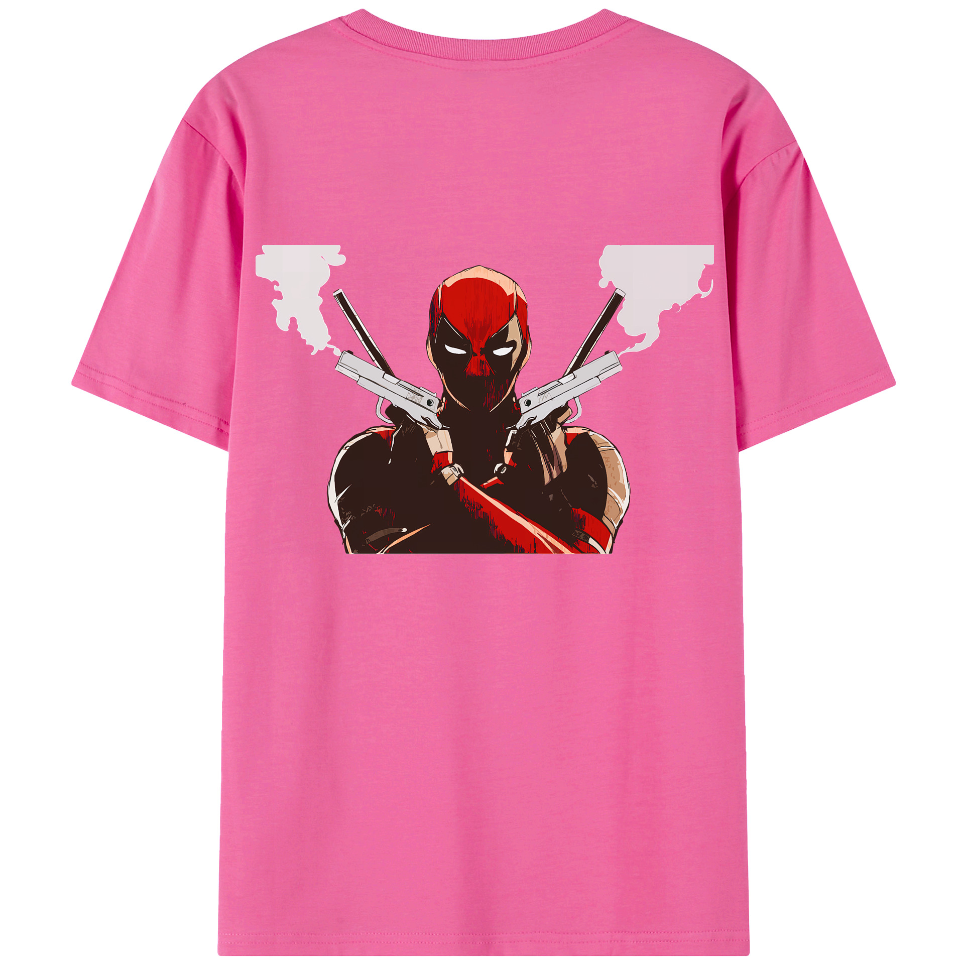 （画像用） Deadpool デッドプール レディース半袖Tシャツ(バックプリント)